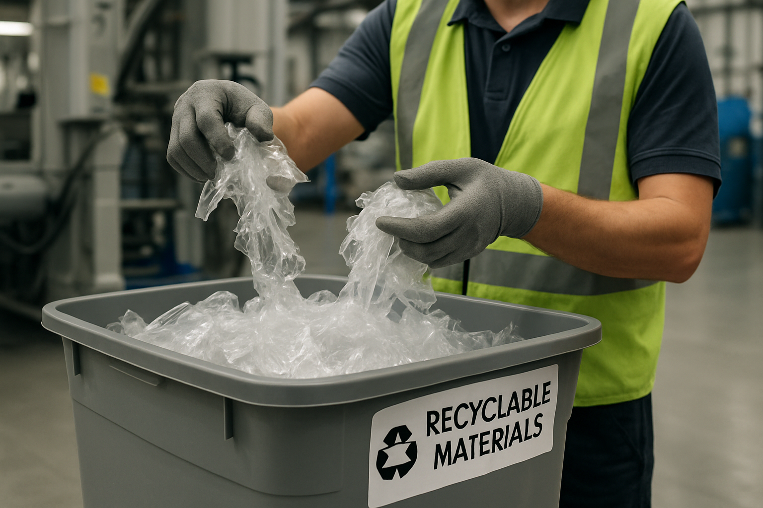 Team working on sustainability