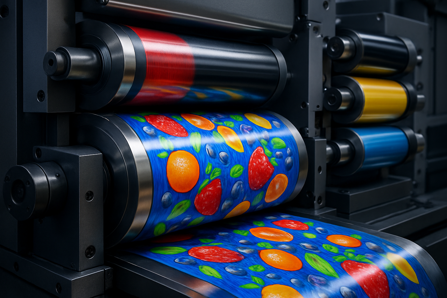 Flexographic printing press