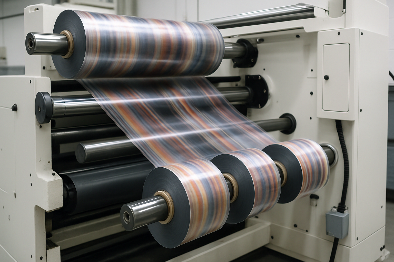 Slitting and rewinding equipment